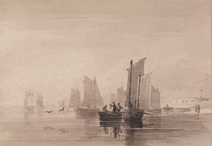ヘイスティングスの釣り 作： David Cox